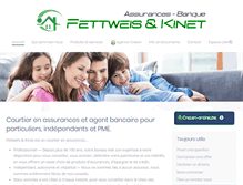 Tablet Screenshot of fettweis-et-kinet.be